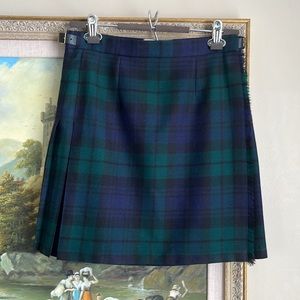 Excellent James Pringle Weavers *Made in Scotland* 100% Wool Tartan Kilt Skirt